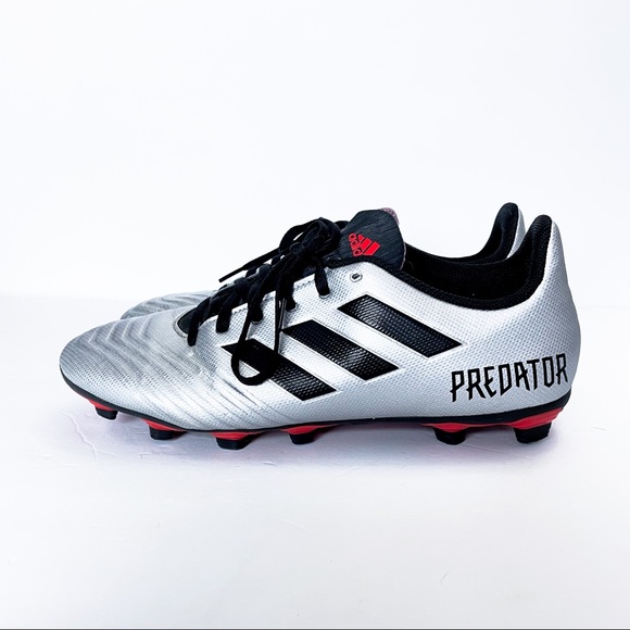 silver predator cleats